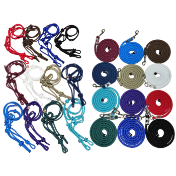 Knotted Rope Halters and Leads Colour Range Extended